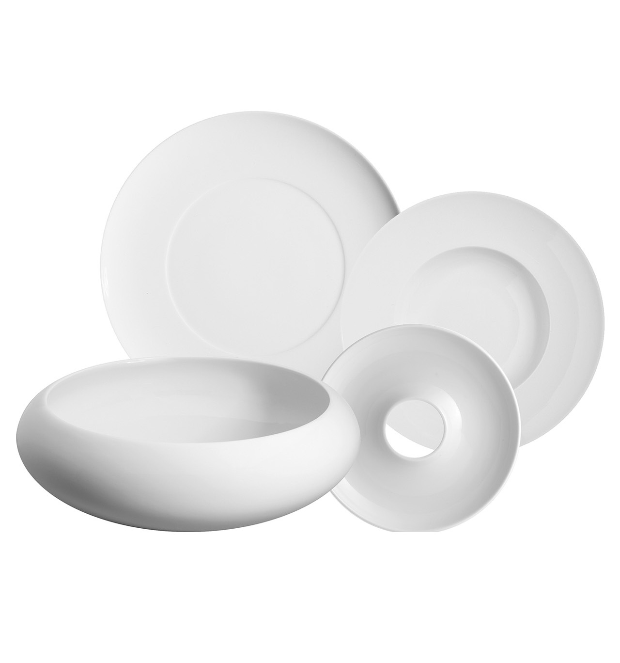 Dinner Set 66 pieces Vista Alegre Collection Domo White